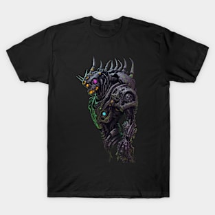 Monster alien mech in warrior armor T-Shirt